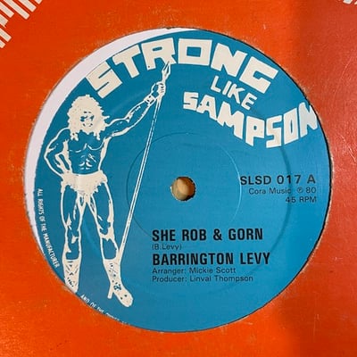 Barrington Levy, Papa Tullo - She Rob & Gorn / Cat Call Francella picture 2