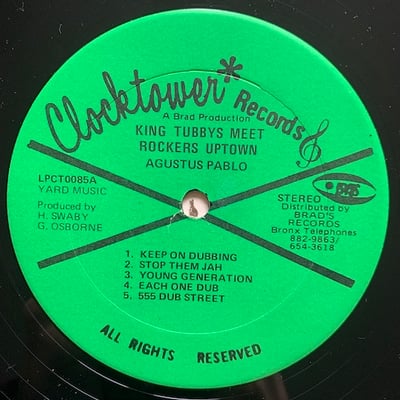 Augustus Pablo - King Tubbys Meets Rockers Uptown picture 3