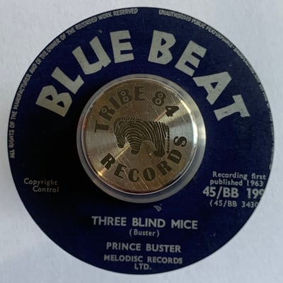 Prince Buster - Spider And Fly / Three Blind Mice picture 2