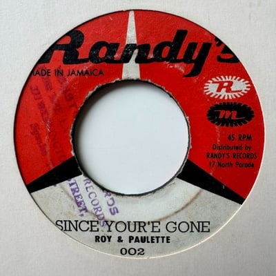 Roy & Paulette, Roy Richards - Since You're Gone / I've Lost My Babypicture