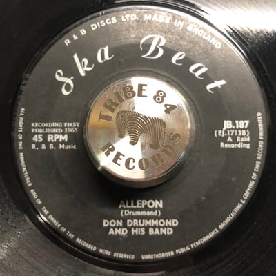 Justin Hinds & The Dominoes, Don Drummond And His Band - Mother Banner / Allepon picture 2