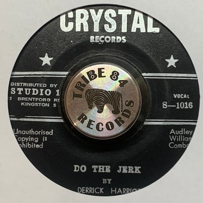Derrick Harriott, The Audley Williams Combo - My Three Loves / Do The Jerk picture 2