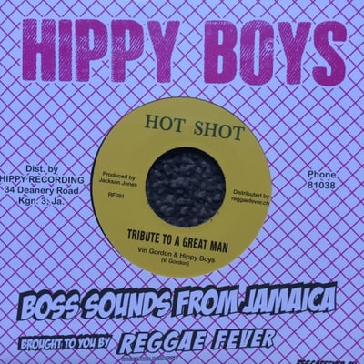 Lloyd & Devon, Vin Gordon, The Hippy Boys - Baby Let's Reggae Now / Tribute To A Great Man picture 2
