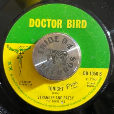 Stranger & Patsy, The Fugitives - Give Me The Right / Tonight picture 2