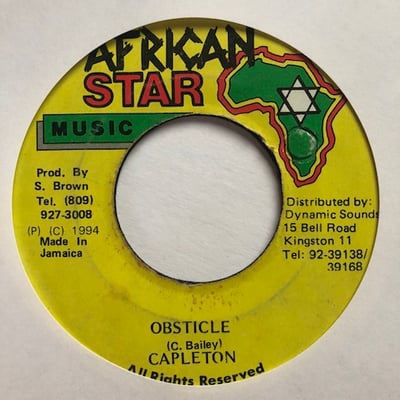Capleton - Obsticle picture 2