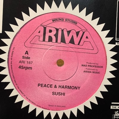 Sushi, Mad Professor - Peace & Harmony / Aahha picture 2