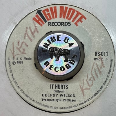 Delroy Wilson - Put Yourself In My Place / It Hurts picture 2