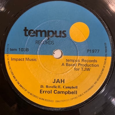 Errol Campbell - Jah Man picture 2