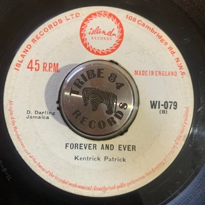 Kentrick Patrick - Don't Stay Out Late / Forever And Ever picture 2