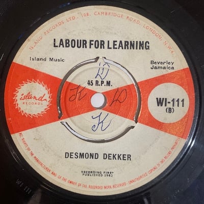 Desmond Dekker - Parents / Labour For Learning picture 2