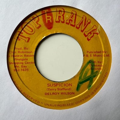 Delroy Wilson - Suspicionpicture
