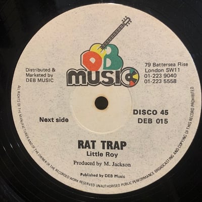 Ruddy Thomas, Little Roy - Dry Up Your Tears / Rat Trap picture 2