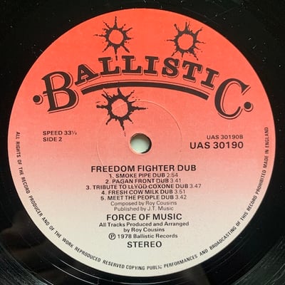 Force Of Music - Freedom Fighters Dub picture 4
