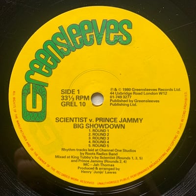 Scientist, Prince Jammy - Big Showdown picture 3