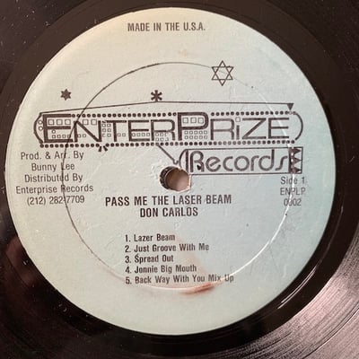Don Carlos - Pass Me The Lazer Beam picture 3