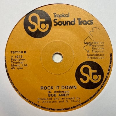 Bob Andy - Feeling Soul / Rock It Down picture 2