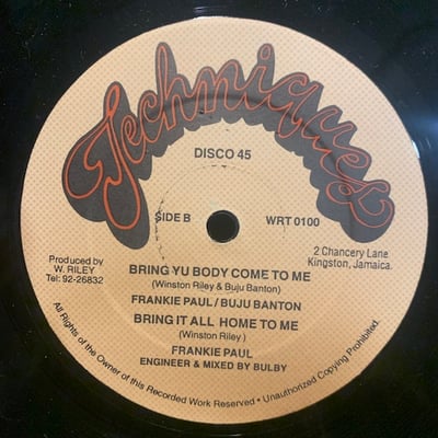 Frankie Paul, Buju Banton - Bring Yu Body Come To Me picture 2