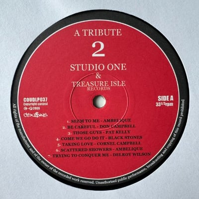 Various - Cou$ins Presents... A Tribute 2 Studio One & Treasure Isle Records picture 3