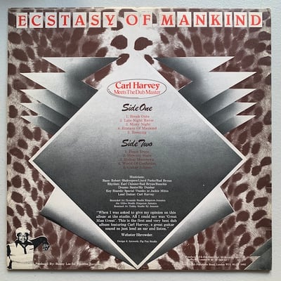 Carl Harvey - Ecstasy Of Mankind picture 2