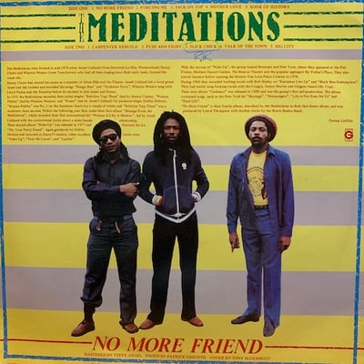 The Meditations - No More Friend picture 2