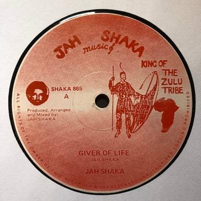 Jah Shaka - Giver Of Life / Life Time Dub picture 2