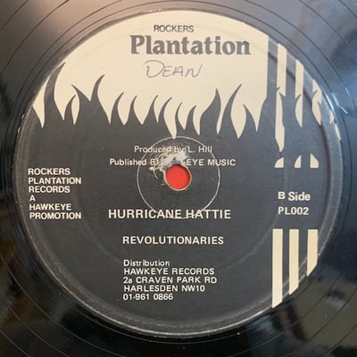 The Rolands, The Revolutionaries - Stormy Night / Hurricane Hattie picture 2