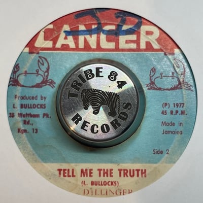 Dillinger - Slipe Pen Road Rock / Tell Me The Truth picture 2