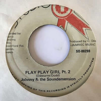 Johnny Osbourne - Play Play Girl picture 2