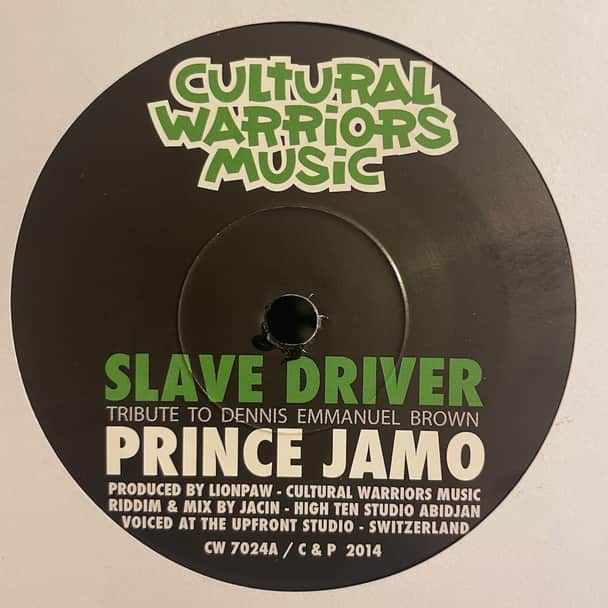 Prince Jamo – Slave Driver