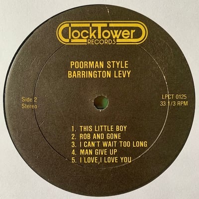 Barrington Levy - Poorman Style picture 3
