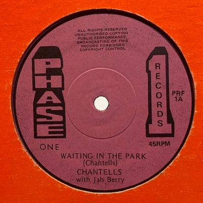 The Chantells - Waiting In The Park / Desperate Times picture 2