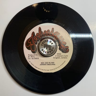 Johnny Osbourne, Johnny Organ - See And Blind / Scarface picture 4