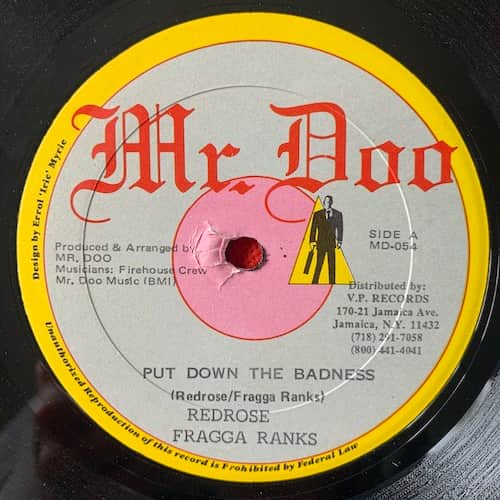 Anthony Red Rose, Fragga Ranks – Put Down The Badness