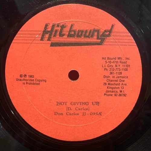 Don Carlos, Tony Tuff – Not Giving Up / Pass The Ball