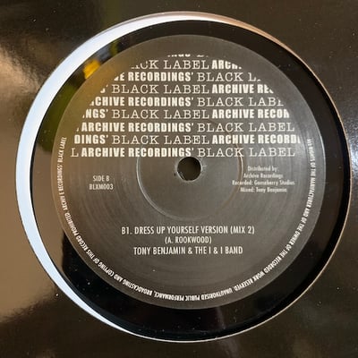 Tony Benjamin, I&I - Dress Up Yourself (Dubplate Mix) picture 2