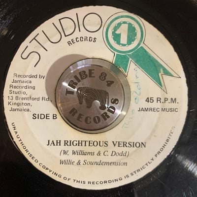 Willi Williams - Jah Righteous Plan picture 2