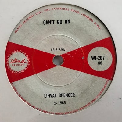 The Skatalites, Linval Spencer - Ball "O" Fire / Can't Go On picture 2