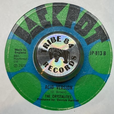 Dennis Brown, The Crystalites - He Can't Spell / Acid Version picture 2