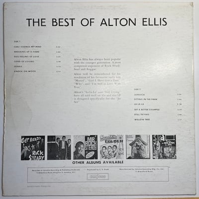 Alton Ellis - The Best Of Alton Ellis picture 2