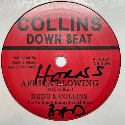 The Uniques, Sir Collins, Sir Collins, The Bunny Lee Allstars, Dudu, Collins Band, Sir Collins, The Bunny Lee Allstars - Sitting In The Park / Africa Blowing picture 2