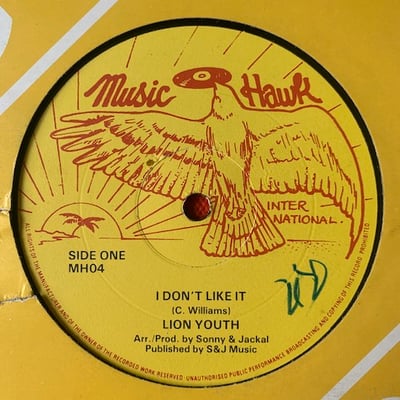 Lion Youth - I Don't Like It  / Government Dub picture 2