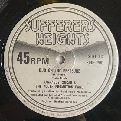 Sugar Minott, Captain Sinbad - Hard Time Pressure picture 2