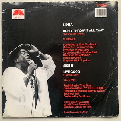 Barrington Levy - Don't Throw It All Away / Live Good picture 2