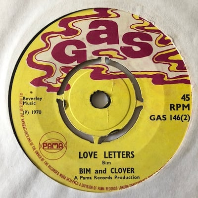 Pete Western & His Orchestra, Bim - Bam & Clover - Something Sweet The Lady / Love Letters picture 2