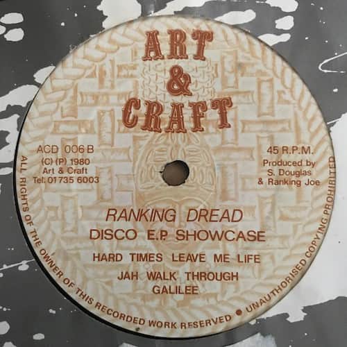 Ranking Dread – Disco E.P. Showcase