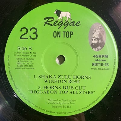 Barry Issac, Winston Rose - Rastafari Son's & Daughters / Shaka Zulu Horns picture 2