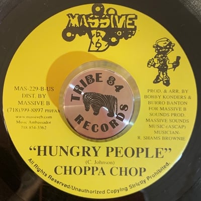 Elephant Man, Choppa Chop - Wangsta An Wannabees / Hungry People picture 2