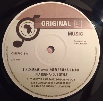 Bim Sherman, Horace Andy, U Black - In A Rub-A-Dub Style picture 3
