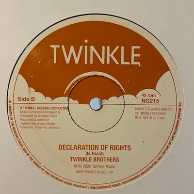 Twinkle Brothers - World Crisis / Declaration of Rights picture 2