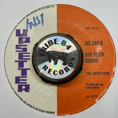 The Upsetters - Upsetting Station / Dig Your Grave picture 2